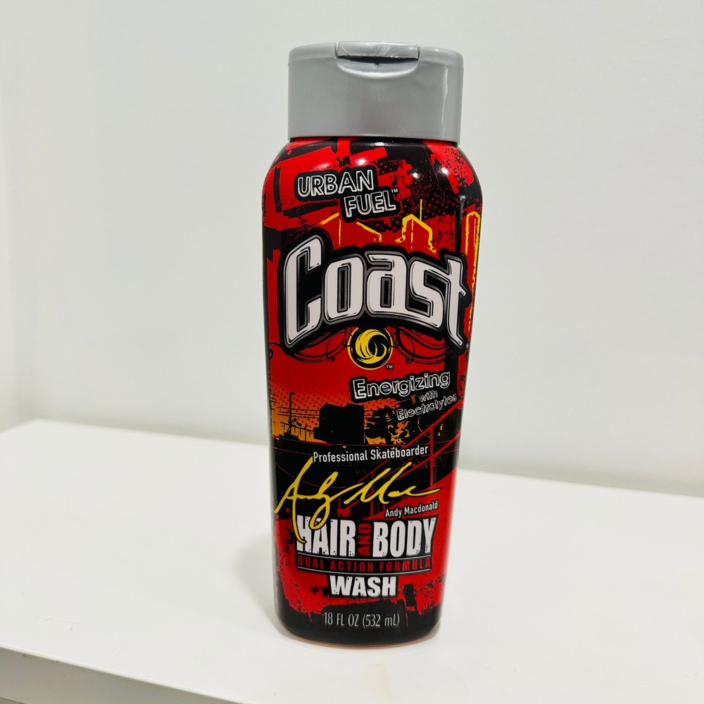 COAST Urban Fuel Hair + Body Wash Dual Action Formula Energizing Electrolytes